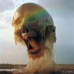 Massive Deformed head demonic hybrid organism mutating transforming undergoing m...