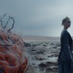 An ultra wide angle cinematic still, directed by ridley scott and tim Walker, we...