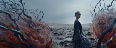 An ultra wide angle cinematic still, directed by ridley scott and tim Walker, we...