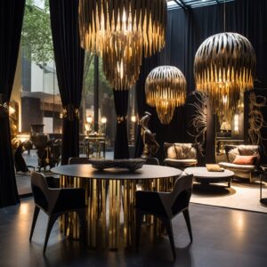 A set of Atelier Oï style and roberto cavalli style blends cloth and leather wit...