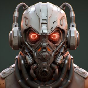 hardsurface face mask, high quality in details, 8k  --v 5.1by arashzia#robot Pro...