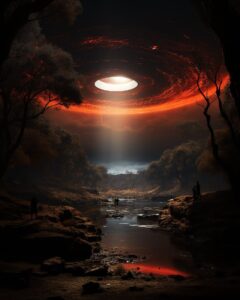 As the vibrant colors of paradise fade into darkness, an exit of reality unveils...