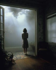 Hallucination, 1999 ::2 Unsettling photo, photorealistic, very detailed, in the ...