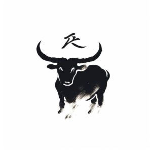 Logo of a Horse, minimal, style of Chinese ink painting systeby kimberlylopez338...