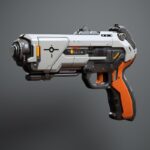 hard surface gun design , futuristic sci-fiby cyg88#product_design Prompt collec...