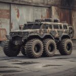 6 wheeled vehicle, urban tactical, big tyres, off road, camo --v 6.0-sci-fi all ...