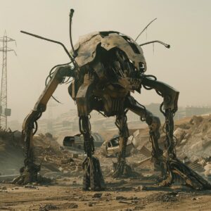 district 9 movie character and broke environmental structures , robotics, photog...