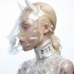 "Plastic mask" - keyword to search prompts on Midjourney website#product_design#...