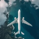 airplane in the sky photo from above --ar 09:16 --v 6.0by mahm1978 Prompt collec...