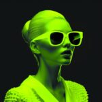  Acid green, lime green still a super trend color?Portrait of ambient minimalist...