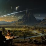 A meeting of the Novel Association of Spacefaring, Snacking, and Alien Antics, r...