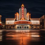 Movie Theater in Lebanon, Missouri in United state Realistic photography, beauti...