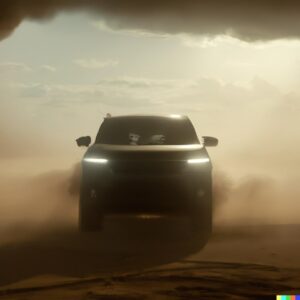Looks like a shots of the same car"a shot from ... movie" and "cinematic lightin...
