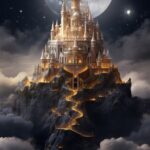 castle on the moon --ar 9:16 --v 5.2by mont3core#architecture Prompt collection...