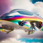 VTOLs with MJhigh tech futuristic Mercedes VISION VTOL aircraft hybrid 2030 flyi...