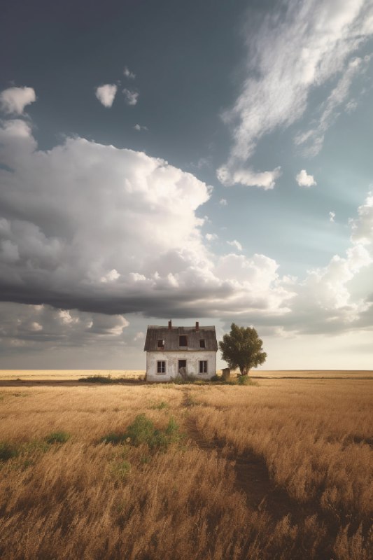 N-4VFKqbjk4_yokabbjoprbNKR0MOEXKCFq57ReW6-7dhtSEbkRNYPot74CQnWkjjgAVhP5z_7J1hBR3T_D6esWtkTIH8yBf76-X.jpeg 1*/Small white house in the middle of a field, sky, photo, southern european sce...