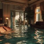 flooding lounge in house, cinematic --ar 16:9 --v 6.0by grareth Prompt collectio...
