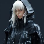 Future Marine environmental protection cyberpunk futuristic fashion --v 5.2by 6v...