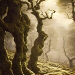 Landscape arts made with Stable diffusion (Playgroundai)England Wistman’s Wood l...