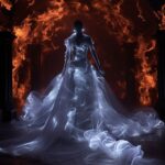 Dark fairytale lights installations, volumetric, tracingby divno Prompt collecti...