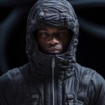 Nasa and nike collaboration on future aeronaut apparel, hr giger, realistic, con...