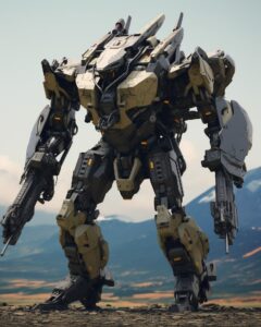 Military Anthem mech by Vitaly Bulgarov with F - 117 Nighthawk and Lamborghini s...