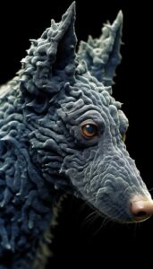 Super - Resolution Electron Microscope Shot of the Kelpie by Lisbeth Zwerger --s...