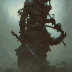 Stable Diffusion (Lexica) Death with a scythe, subsurface scattering, by jesper ...