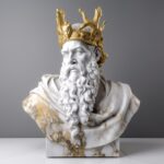 Incredibly high definition photograph of an insanely complex surreal sculpture o...