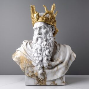 Incredibly high definition photograph of an insanely complex surreal sculpture o...