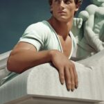 Michelangelo’s David as a cool lifeguard in the 1950s --v 5.2by cobaltblue3817#s...