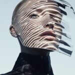 fine art color photography of a woman, animal print --ar 5:7 --q 2 --sref 172117...