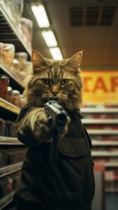 I've had enough of that sh*t. Eat your Whiskas right NOWA DSLR photo of a cat ho...