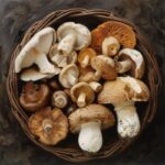 За грибочками, да в МаеВ корзине - что насобиралиview from above; hyper-realisti...