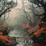 1980's style lotr art by Petra Collins and Graciela iturbide in Autochrome style...