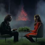 Strange scenes from 70s exploitation low - budget films, in the style of experim...