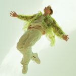 artwork of a fashionable man floating in contemporary way, beautiful, realistic,...