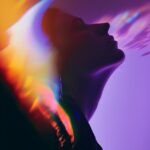  Word to explore: ThermographyFuturistic silhouette of a person , the background...