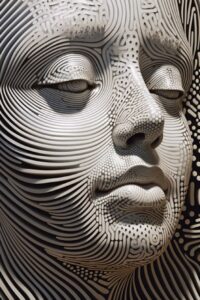 Op Art, Close - up Face, Intergalactic, Celestial Filigree, Polka dot and Herrin...