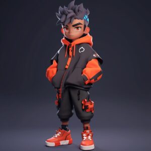 3D cartoon, full body, youth, boy --niji 5by davieerinatom242#cute Prompt collec...