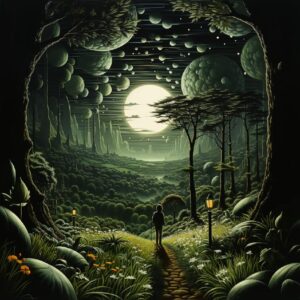 1Meditative atmosphere, the unknown, Guglielmo Castelli and retro - fiction fusi...