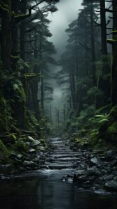 Octane render of rainy forest --s 750by affekay Prompt collection...