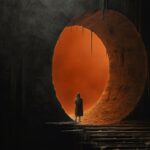 Circlegate portal into the unknown, futurecore, surreal beksinski --c 11 --r 2 -...