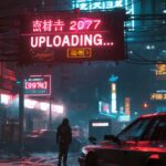 Uploading 2077. . . | by Subterfugitive::0 Photograph of a cyberpunk digital bil...