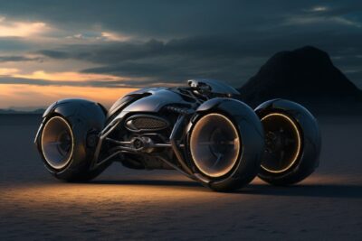 Beautiful ecliptic three wheel hyperbike, cinematic, professional 8k photo --ar ...
