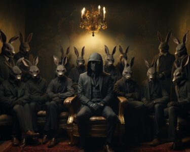 The group of people are posing for a dolce and gabbana ad, in the style of micha...