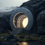 Cinematic Style, A hidden installation nestled in the Arctic region of Esvalva, ...
