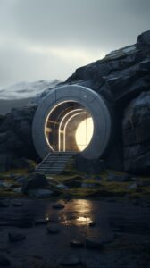 Cinematic Style, A hidden installation nestled in the Arctic region of Esvalva, ...