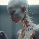 JWildfire, woman, hyper realistic, Highly Realistic skin textures, exposing, whi...