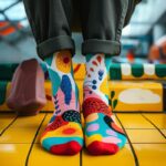 socks product shot, colorful, inspiring, airport --v 6.0 Последняя картинка это ...